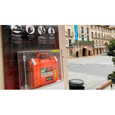 Tudela amplía su red de desfibriladores en espacios públicos
