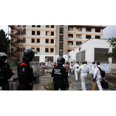 Detenido por amenazas con arma blanca a una mujer en la antigua ikastola Jaso