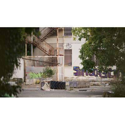 Nueva intervención en un edificio abandonado de Pamplona: detenido por amenazar a una mujer