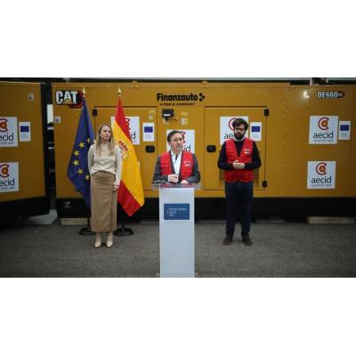 El Estado español envía seis generadores eléctricos a Ucrania para abastecer a más de 14.000 personas