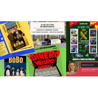 Ribaforada presenta una amplia programación cultural para febrero