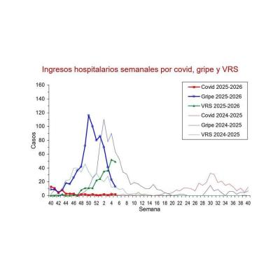 El virus de la bronquiolitis provoca más de 100 ingresos en las últimas dos semanas en Navarra