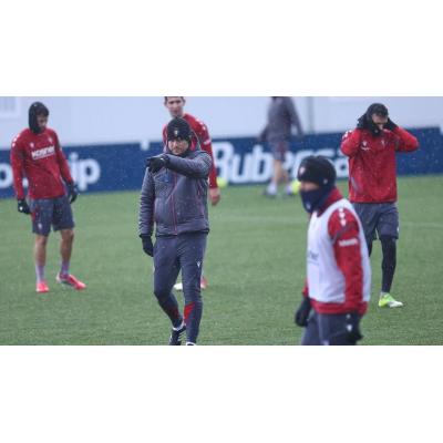 Fotos del entrenamiento de Osasuna (jueves 5 de febrero de 2026)