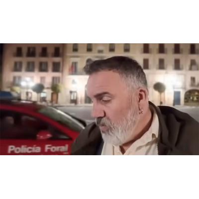 El youtuber al que identificó la Policía Foral en Falces: "Me dijeron que por qué hablo de bilduetarras"