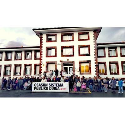 "Protesta por la salud" de febrero en Elizondo
