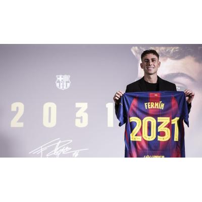 Fermín López: "Nunca dudé en quedarme en el Barça"
