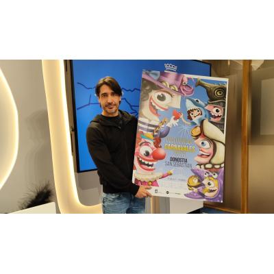 Un navarro, elegido para diseñar el cartel de los Carnavales de San Sebastián: "Ha sido un honor"