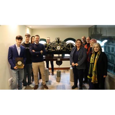 El histórico reloj del siglo XIX de una localidad de Navarra que ha vuelto a la vida gracias a unos estudiantes