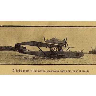 El Archivo de Navarra dedica su microexposición de febrero al centenario del vuelo del ‘Plus Ultra’