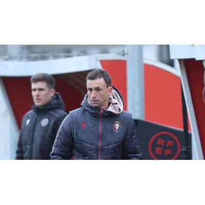Santi Castillejo, entrenador de Osasuna Promesas: “No he visto nunca un penalti así, pero nos ha tocado a nosotros”