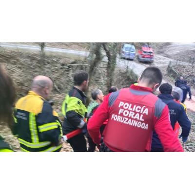 Minutos críticos al sufrir un infarto en un entorno natural de Navarra: la rápida actuación de Policía Foral fue clave