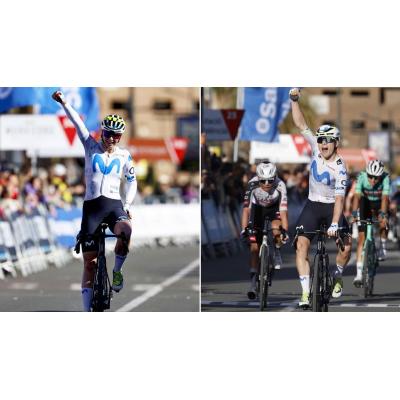 El domingo perfecto para Movistar Team