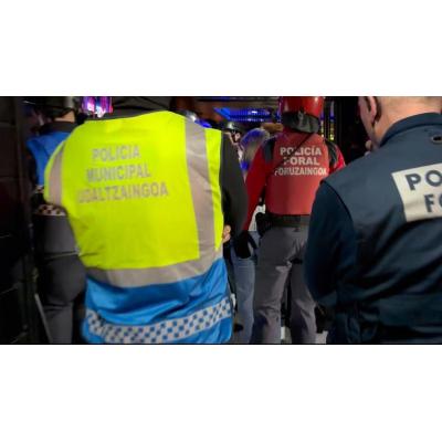 Intervención en un local de ocio de Pamplona: exceso de aforo y presencia de menores de edad
