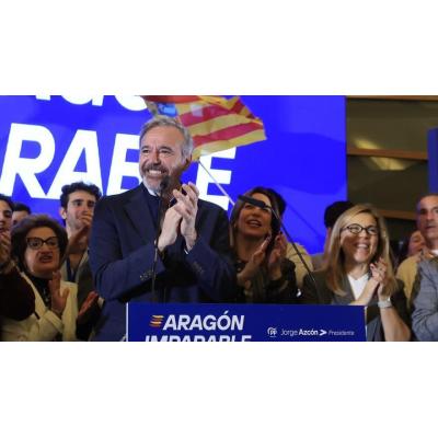 El PP obtiene una victoria agridulce en Aragón y solo consigue disparar a Vox