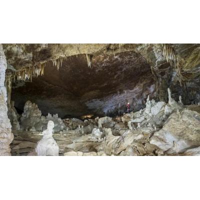 Una "cápsula del tiempo" en el corazón de Urbasa: así es la sima Arrafela en la que se ha encontrado al bisonte