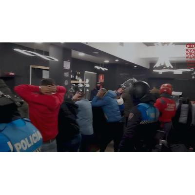 5 incautaciones y 4 actas por drogas a clientes en la inspección policial en un bar de Tudela