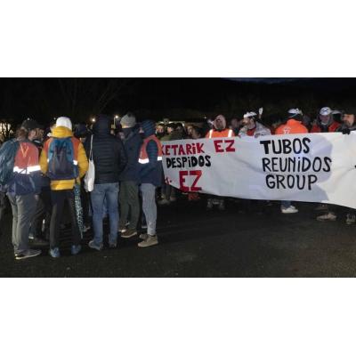 La plantilla de Tubos Reunidos de Amurrio aprueba cinco días de huelga y paros parciales