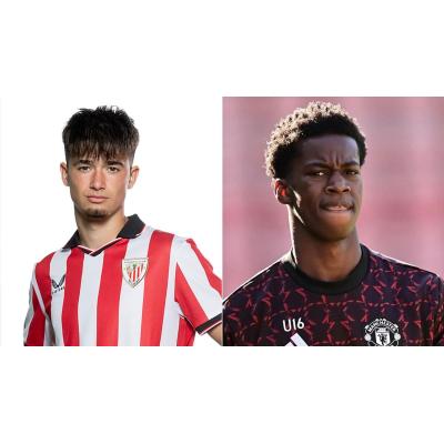 El navarro Mikel Urrestarazu (Athletic) y Darlington Chichoro (ManU), convocados por España Sub-17 para el Torneo del Algarve