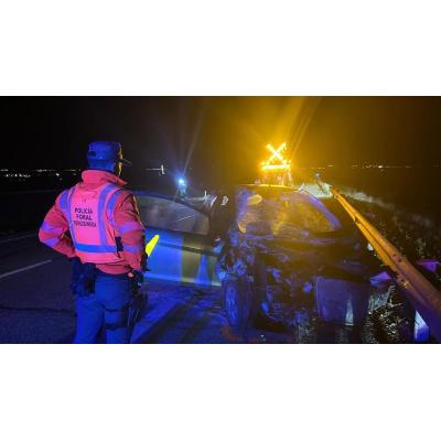 El conejo que provocó un accidente con vuelta de campana en la AP-15