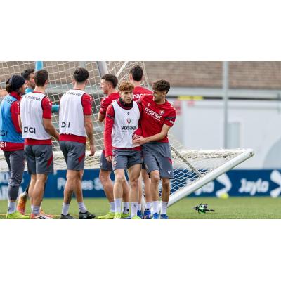 Osasuna se ejercita con cuatro ausencias