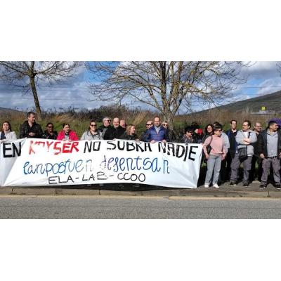 Concentraciones en Kayser Automotive contra el despido de cuatro trabajadores
