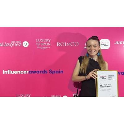Una vecina de Egüés, ganadora más joven en la historia de los Influencer Awards Spain
