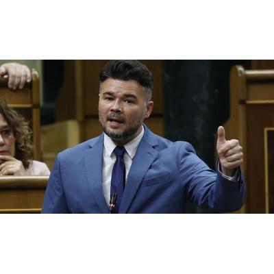 Rufián asegura que no romperá con ERC: "Estaré aquí hasta que el partido quiera"