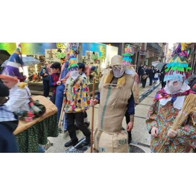 EN FOTOS | El carnaval de Lizarra ikastola recorre las calles de Estella-Lizarra