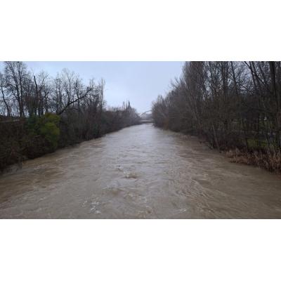 Se eleva la emergencia por las crecidas de los ríos en Navarra: piden retirar coches de zonas inundables