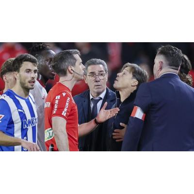 El navarro Iosu Galech, contundente en el acta tras la expulsión de Almeyda: "Actitud desafiante e intimidatoria"