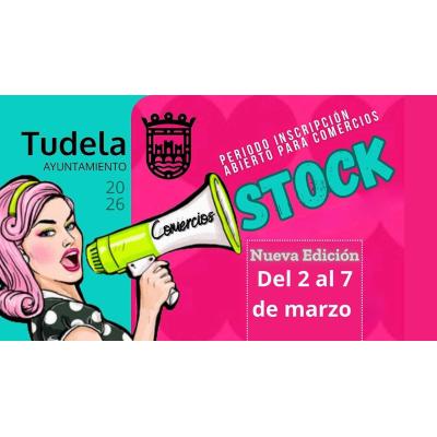 La Concejalía de Comercio de Tudela abre inscripciones para el primer Stock 2026
