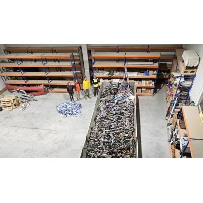 La historia de solidaridad detrás de las 110 bicicletas que llegarán a Etiopía desde Pamplona