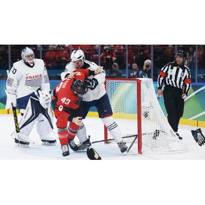 Tom Wilson y Pierre Crinon, a puñetazo limpio en los Juegos