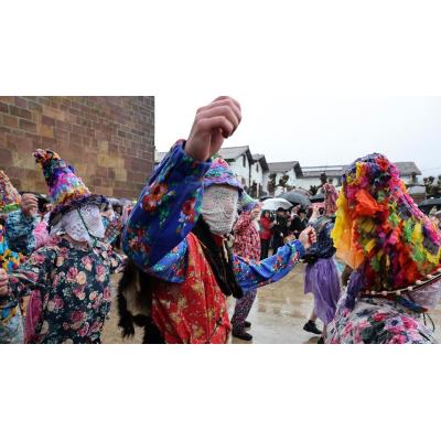 Fotos de los carnavales de Lantz: Ziripot, Miel Otxin y Zaldiko toman las calles de la localidad
