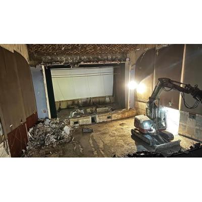 Comienzan las obras para convertir el antiguo cine de Fustiñana en un espacio multiusos