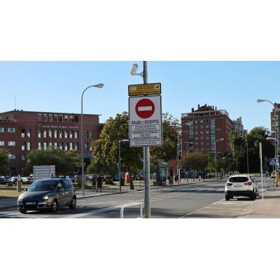 El cierre de Irunlarrea elimina mil de los 11.000 coches diarios en hospitales