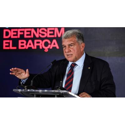 Joan Laporta: "El enemigo es grande y potente, pero no nos da miedo"