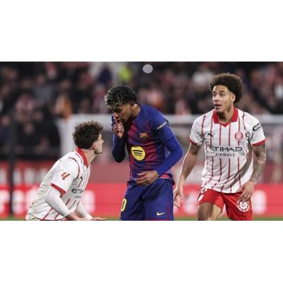 El Barça pierde el liderato en Montilivi