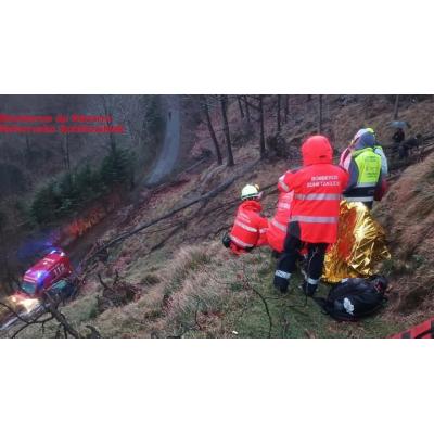 Rescatado un varón de 82 años en Goizueta