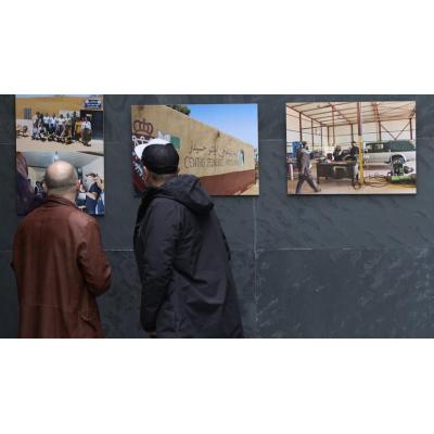 El compromiso navarro con el pueblo saharaui, en una exposición en el Parlamento de Navarra