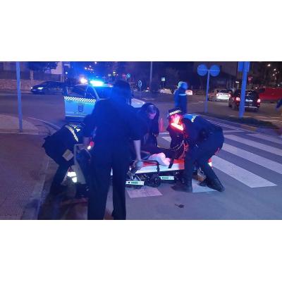 Accidente en Avenida del Barrio: un motorista herido y un ciclista positivo en droga
