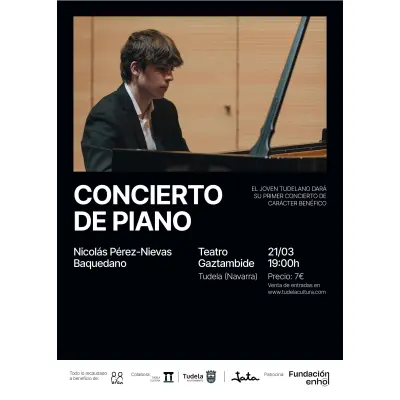 Concierto de piano: Nicolás Pérez-Nievas