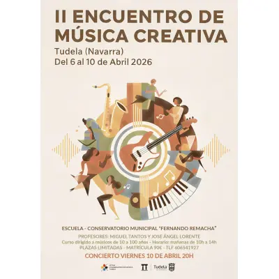 Concierto final del ‘II Encuentro de música creativa en Tudela’