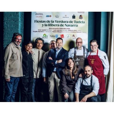 Barcelona saborea la huerta de la Ribera navarra  en la presentación de las Fiestas de la Verdura de Tudela