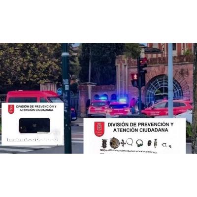Lo que ocultaba el doble fondo del vehículo detenido junto al Seminario de Pamplona