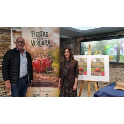 Comercios de Tudela y La Orden del Volatín, unidos para las Fiestas de la Verdura
