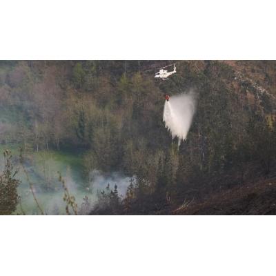 Desciende el número de incendios en Cantabria y Asturias, aunque el riesgo sigue siendo alto