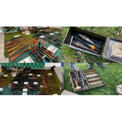 Condenado el octogenario que amasó 190 armas de fuego y más de 17.000 cartuchos en la Comarca de Pamplona