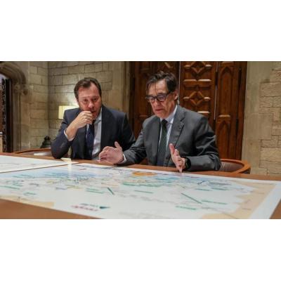 Illa y Puente abordan la crisis de Rodalíes en una reunión a puerta cerrada en la Generalitat