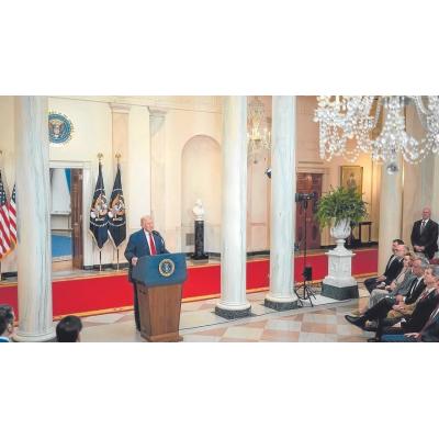 Las alforjas de su majestad Donald Trump